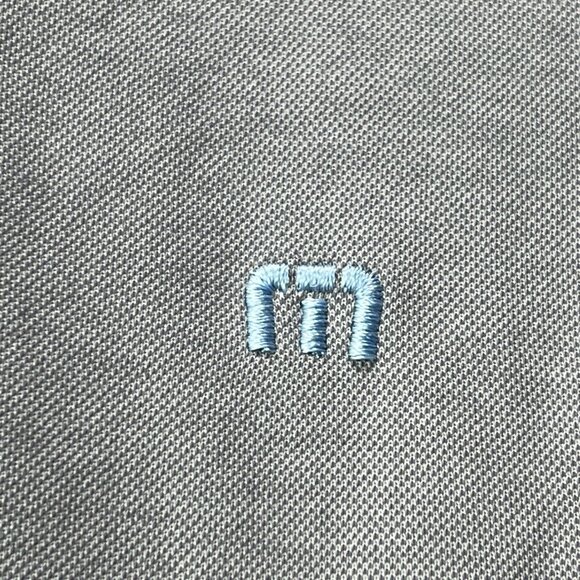 Travis Mathews Golf Polo Mens Large Gray Pullover Pima Cotton Blend - Picture 5 of 9